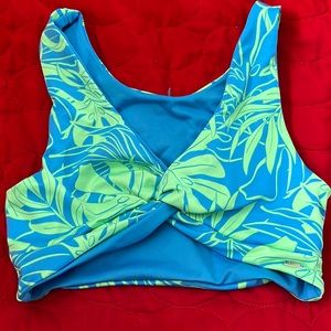 Reversible PINK sport and swim top